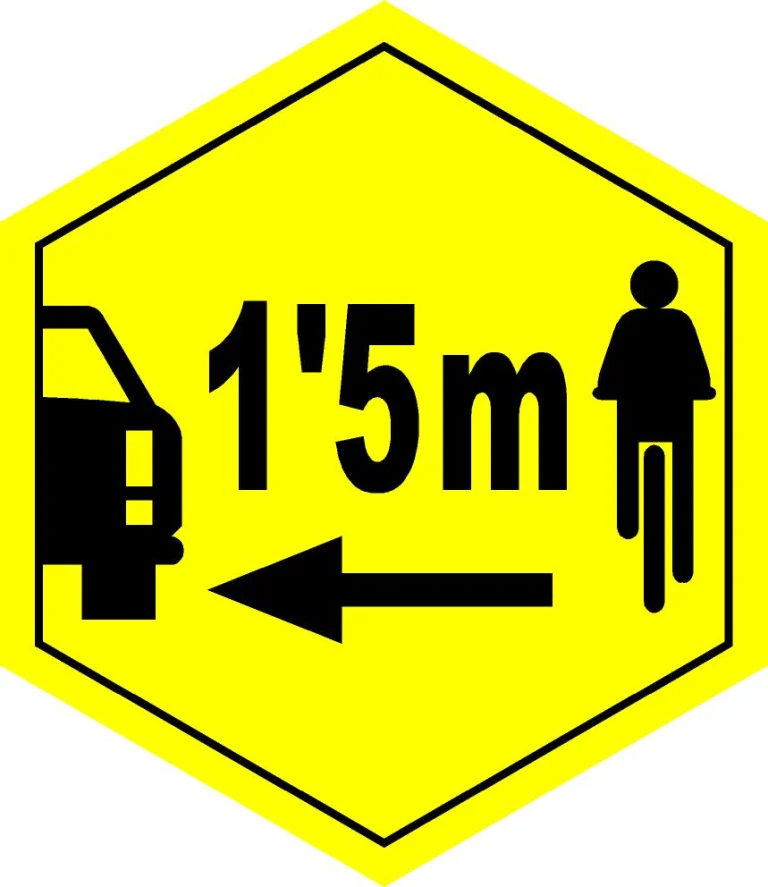 Adelantando a un ciclista en carretera: Pautas.