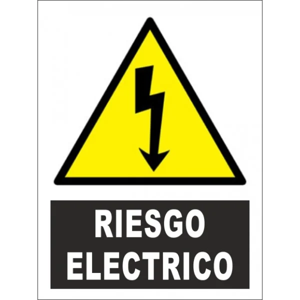 Señal riesgo eléctrico