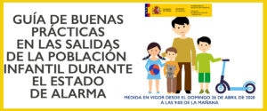 Guía Buenas prácticas salidas población infantil durante el estado de alarma